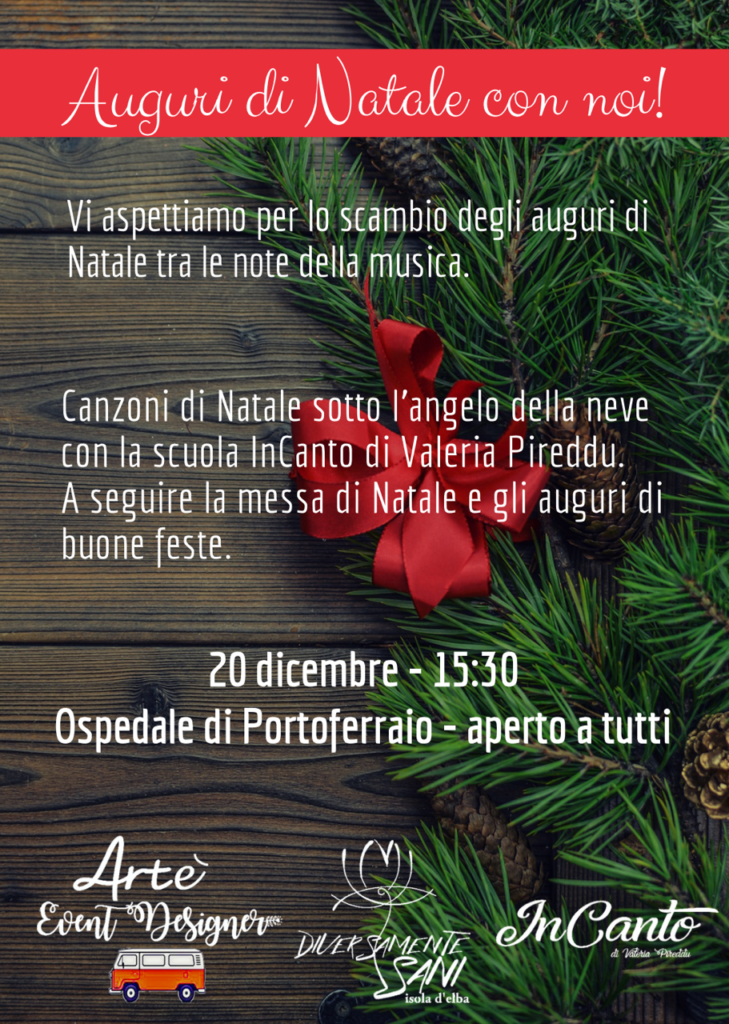 Auguri Buon Natale Canzone.Auguri Di Buon Natale Diversamente Sani Elba