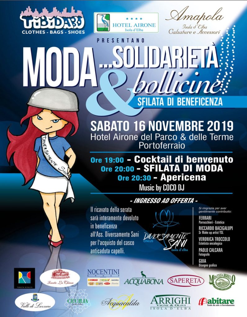 moda solidarietà e bollicine